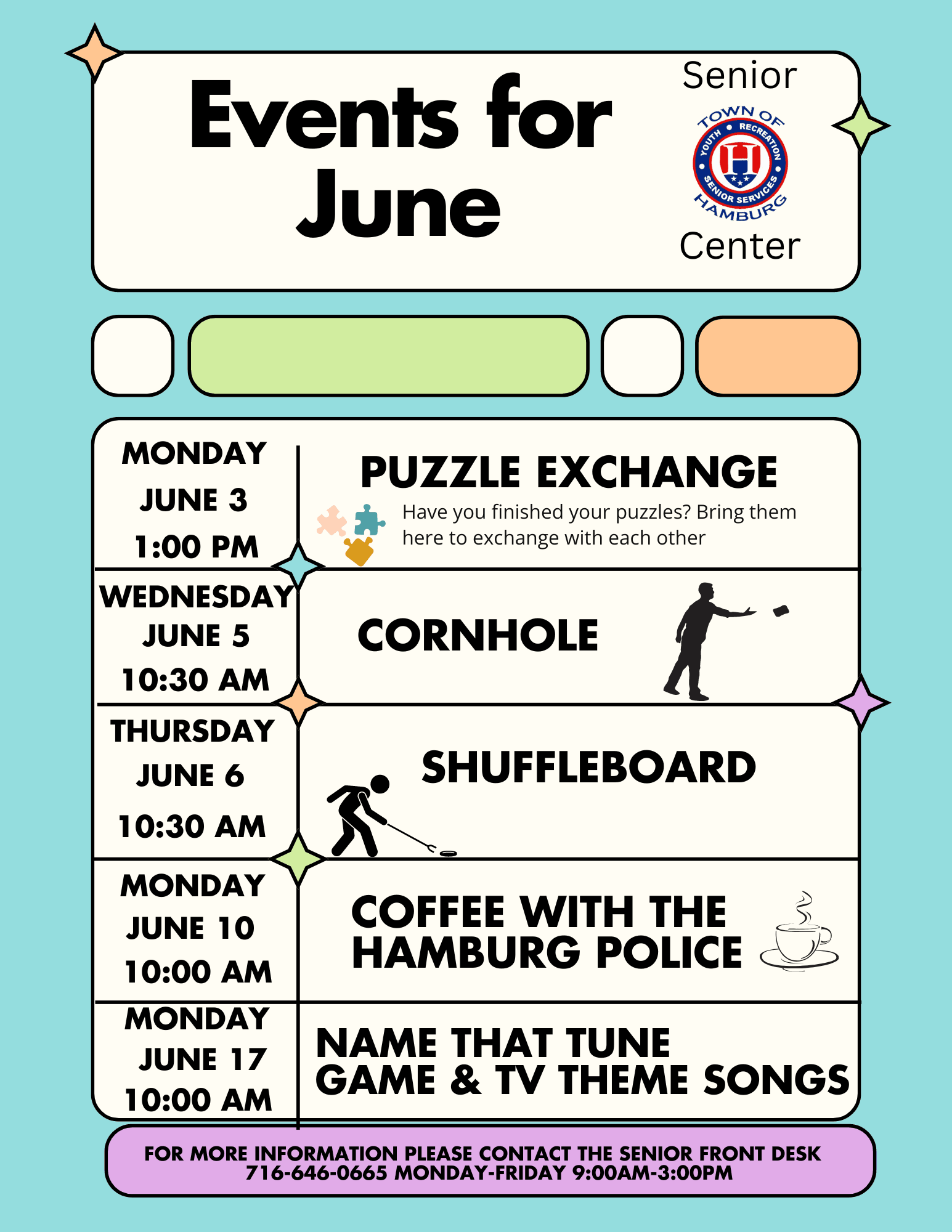 Senior events June 2024