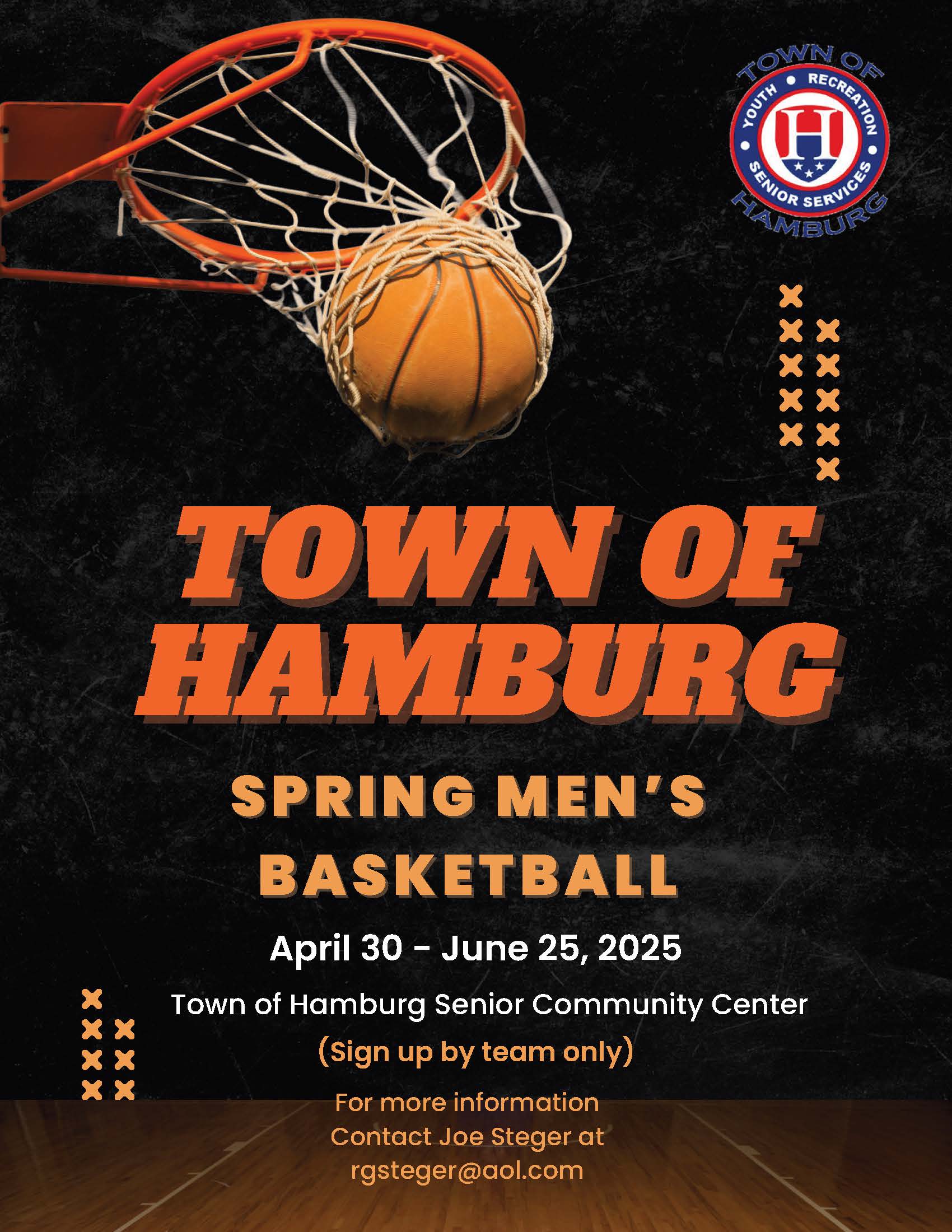 2025 Spring Mens Basketball Flier