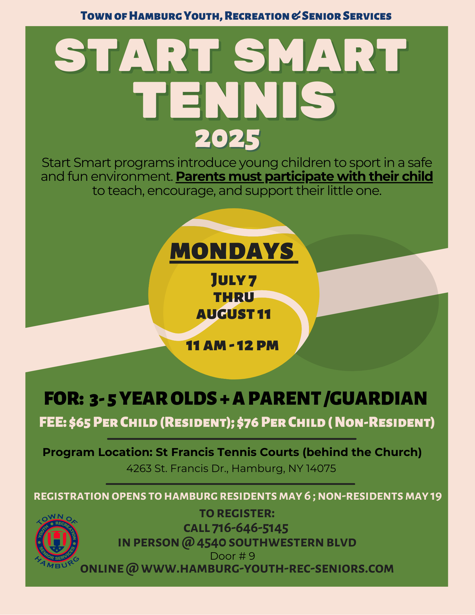 start smart tennis 2025 