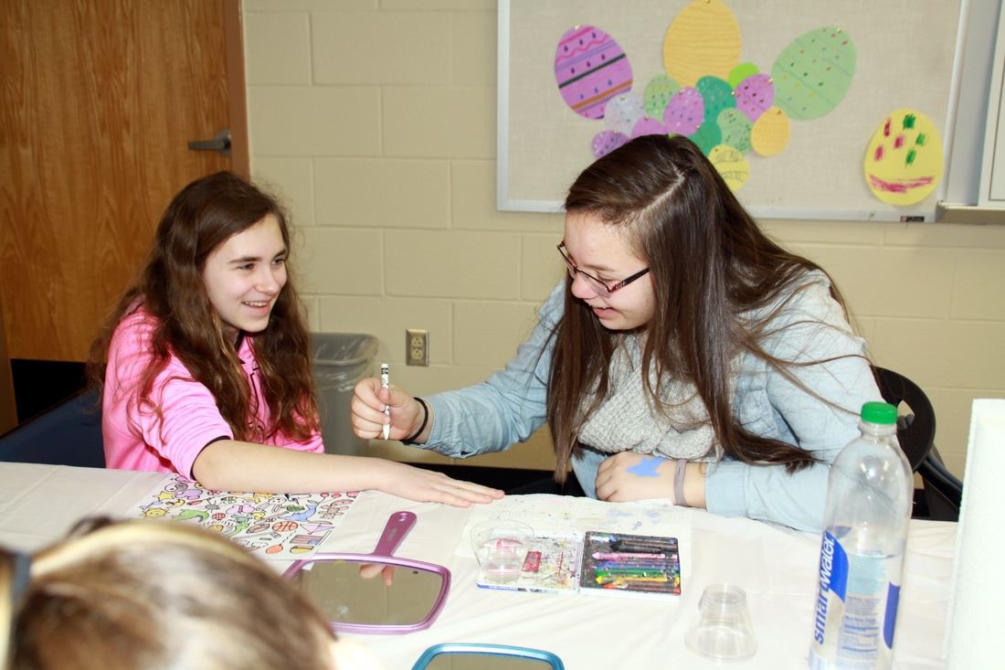 Kids Doing Water Colors